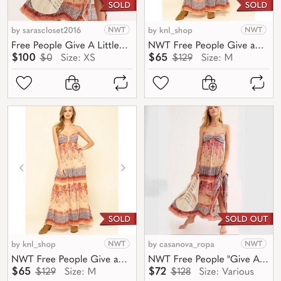 SOLD! Free People || Give A LIttle Maxi Dress - Picture 9 of 9
